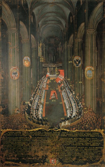 1563年1563年特伦特理事会闭幕会议 作者 尼科洛·多里加蒂（Niccolo Dorigati）